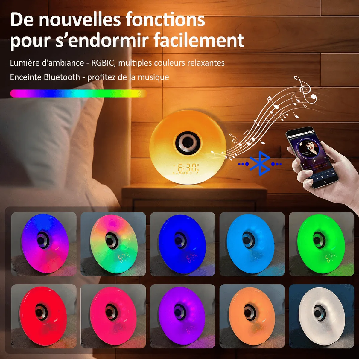 Lampe réveil luminothérapie