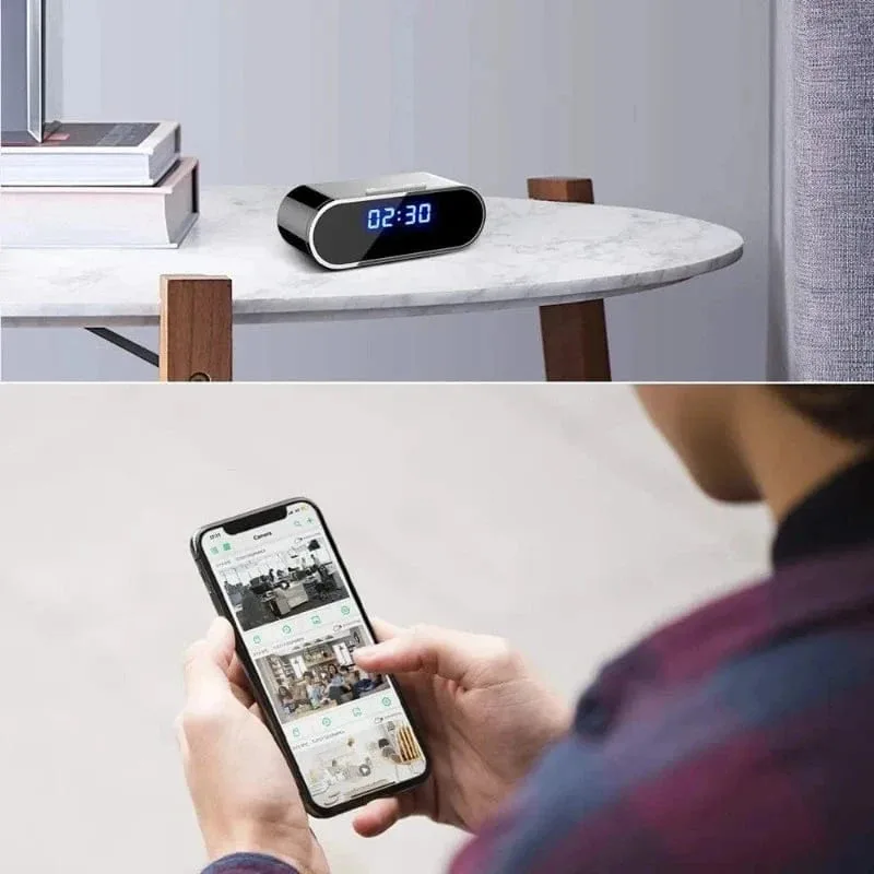 Réveil caméra espion HD
