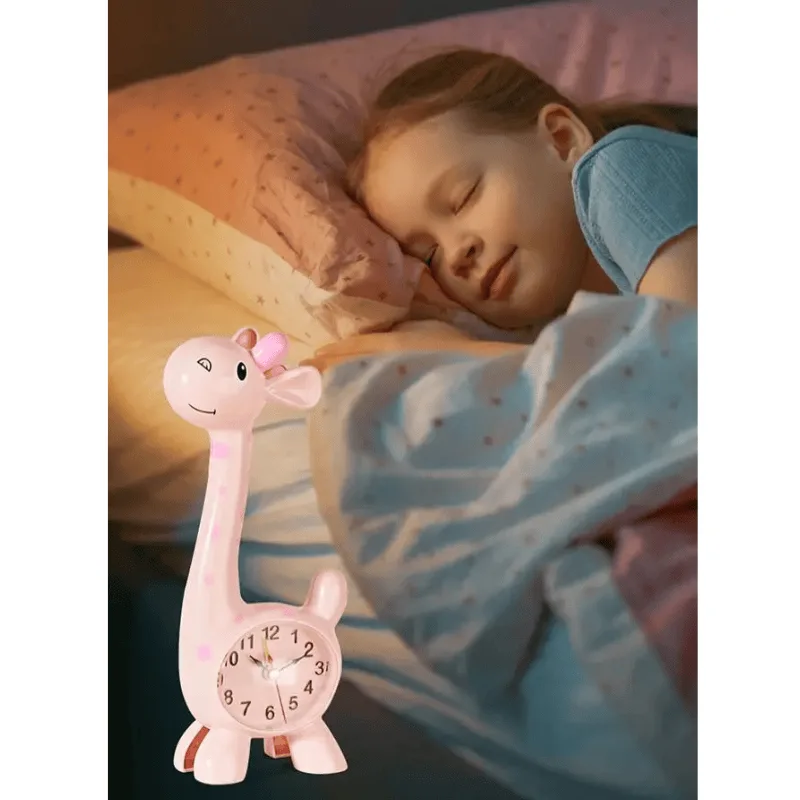 Réveil enfant girafe