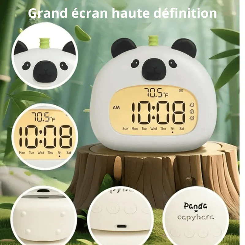 Réveil panda enfant