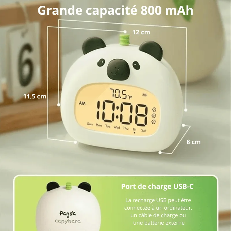 Réveil panda enfant