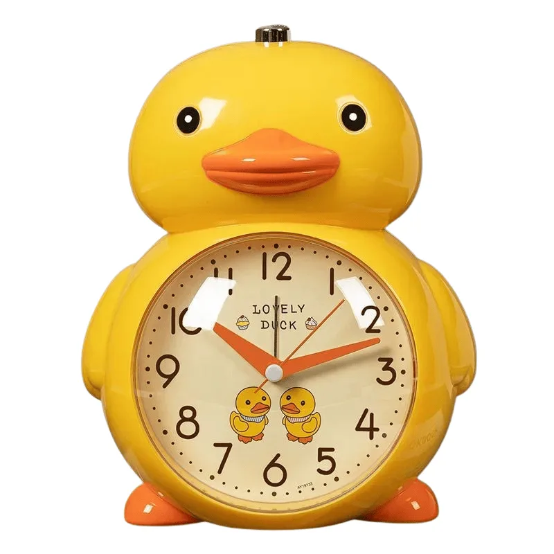 Réveil enfant canard coloré