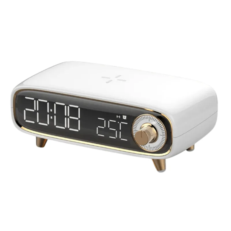 Réveil chargeur induction bluetooth