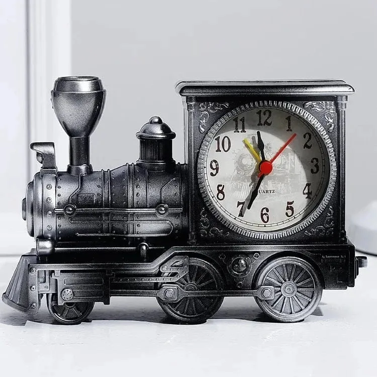 Réveil vintage train