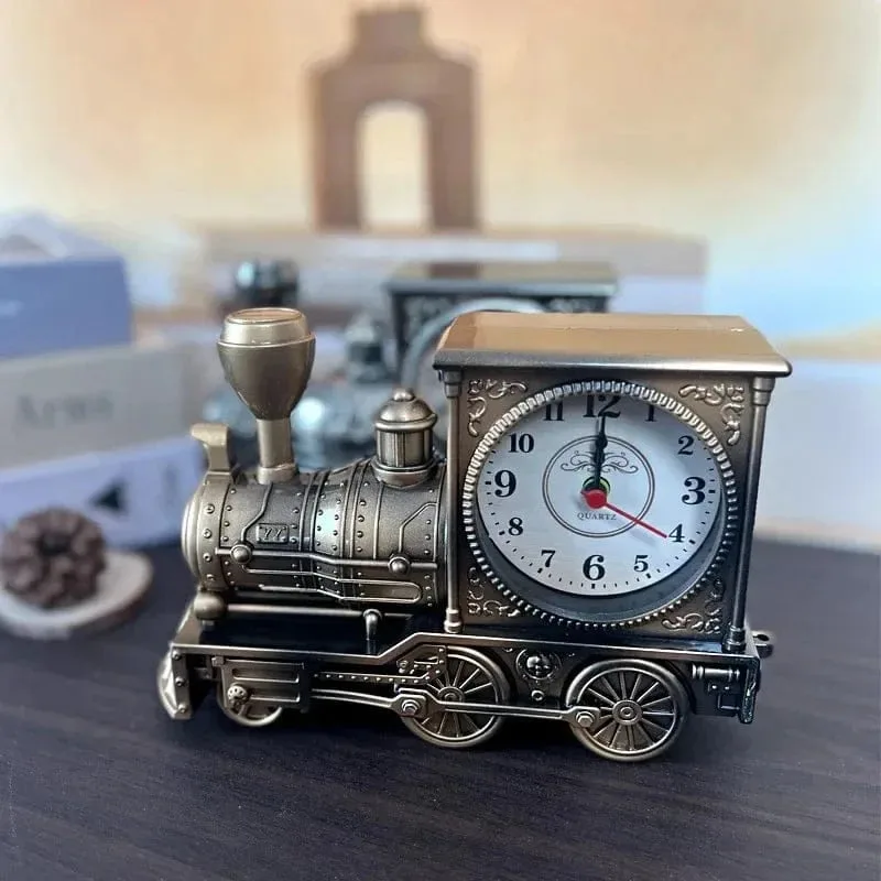 Réveil vintage train