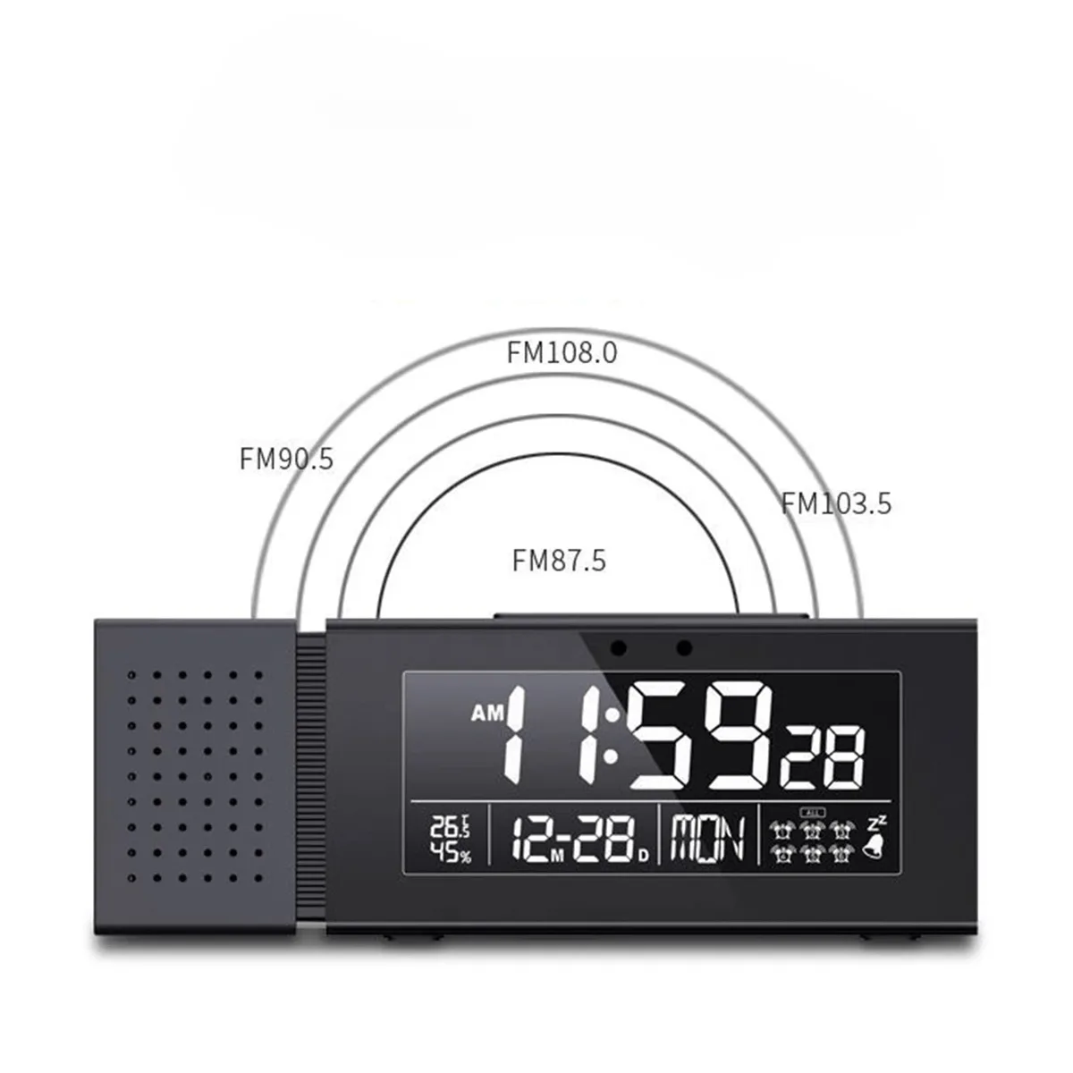 Radio réveil lumineux