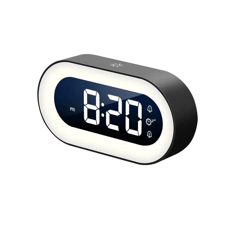 Réveil numérique design avec éclairage led