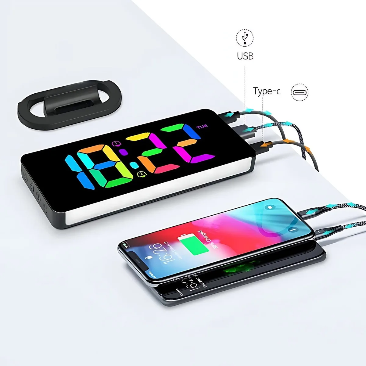 Réveil numérique usb