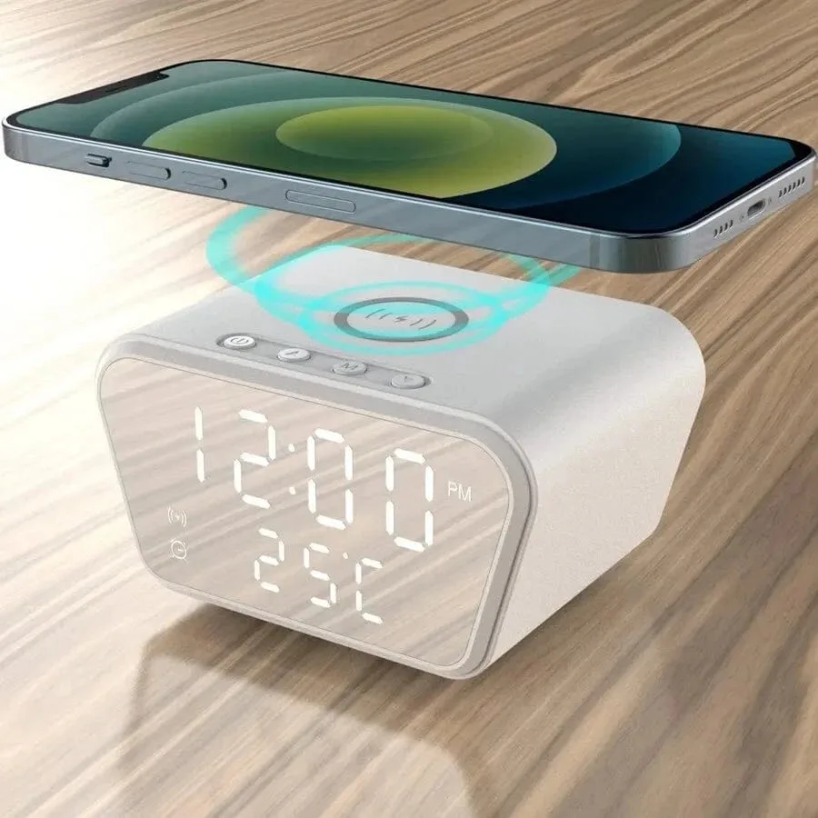 Réveil connecté chargeur induction