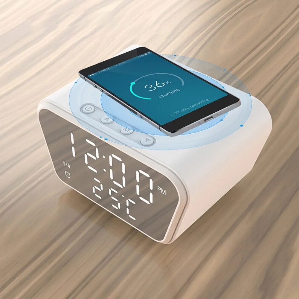 Réveil connecté chargeur induction