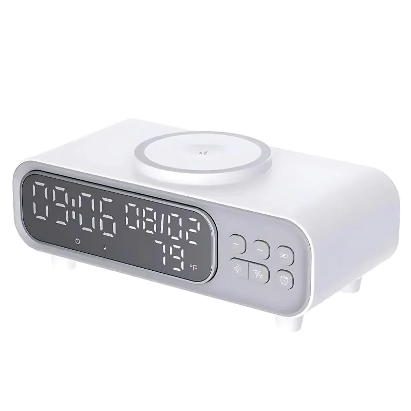 Réveil chargeur induction moderne