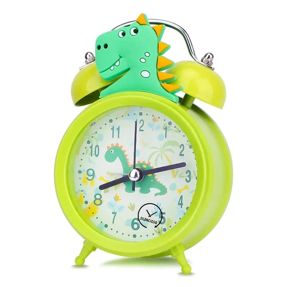 Réveil dinosaure vert