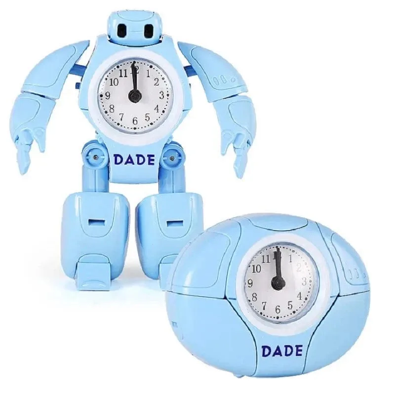 Réveil garçon robot analogique