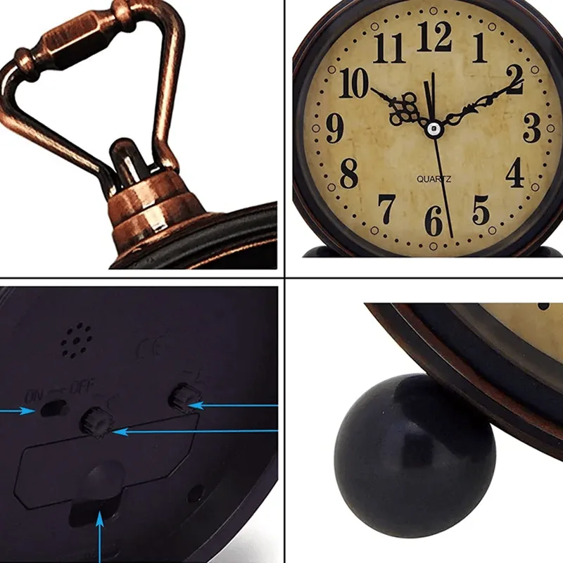 Réveil vintage horloge