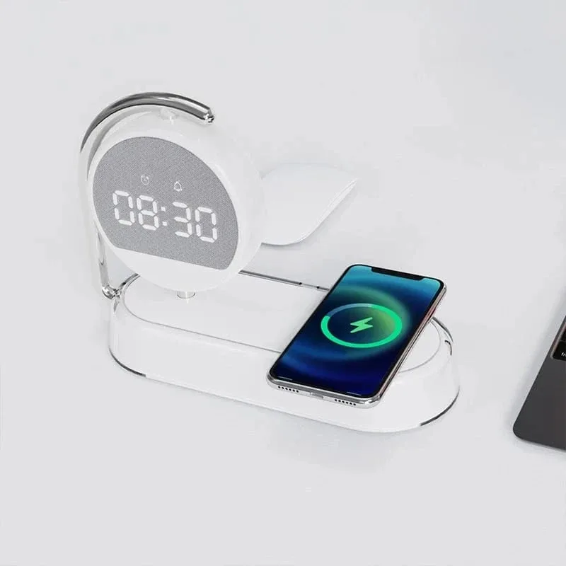 Réveil simulateur d'aube avec chargeur induction