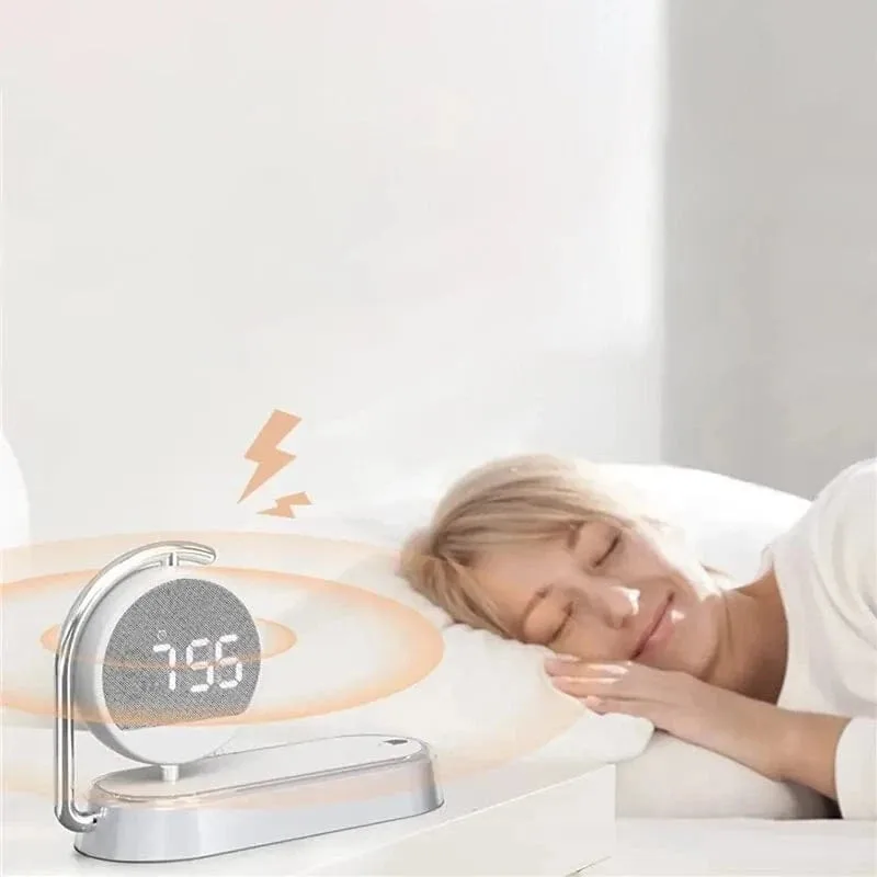 Réveil simulateur d'aube avec chargeur induction