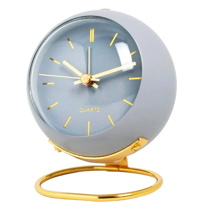 Réveil vintage bleu