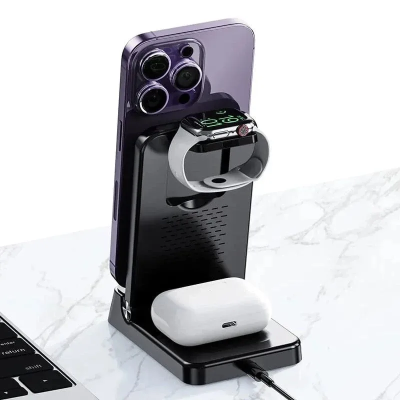 Réveil chargeur induction Apple et Samsung