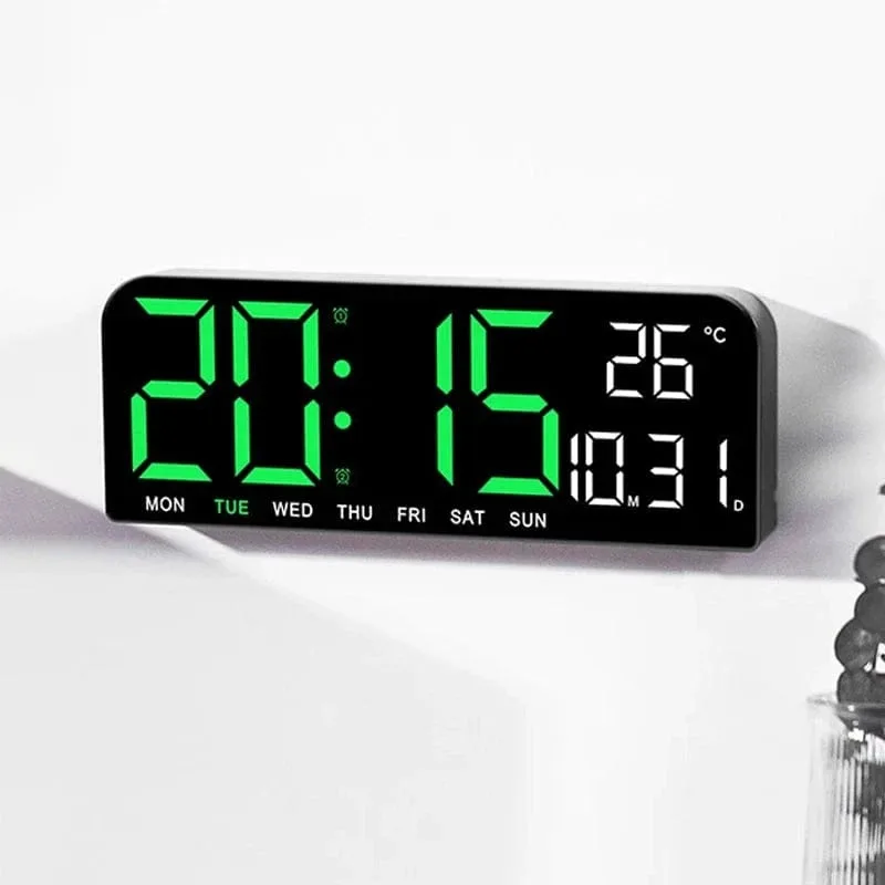Réveil lumineux avec la température