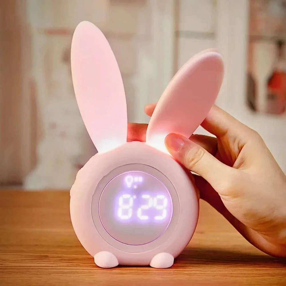 Réveil fille ado lapin
