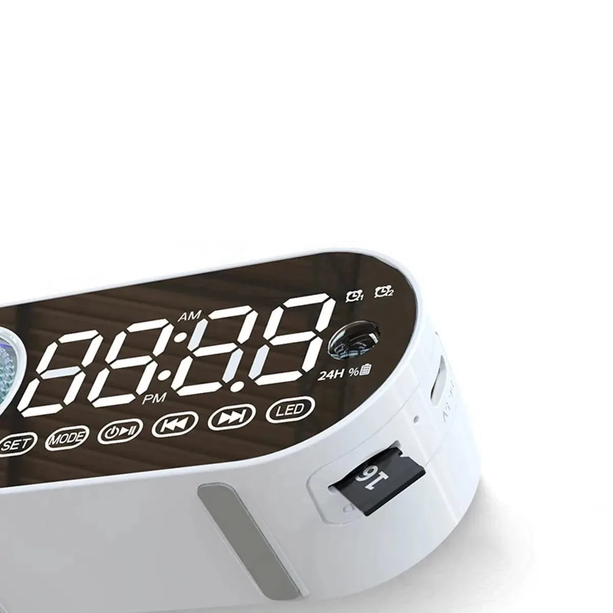 Réveil connecté avec radio FM