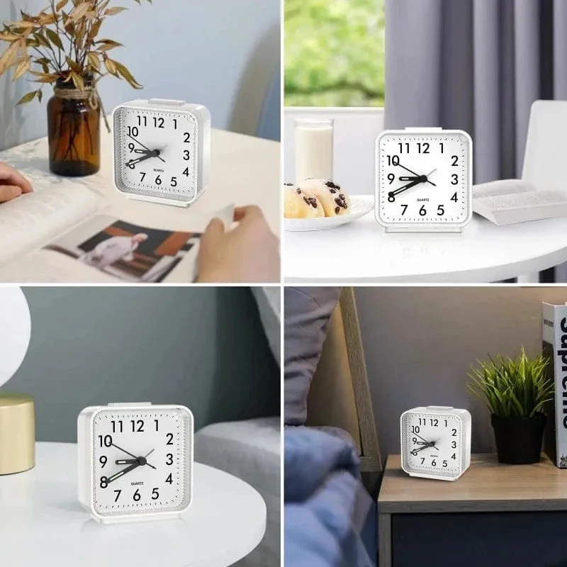 Réveil à pile quartz lumineux