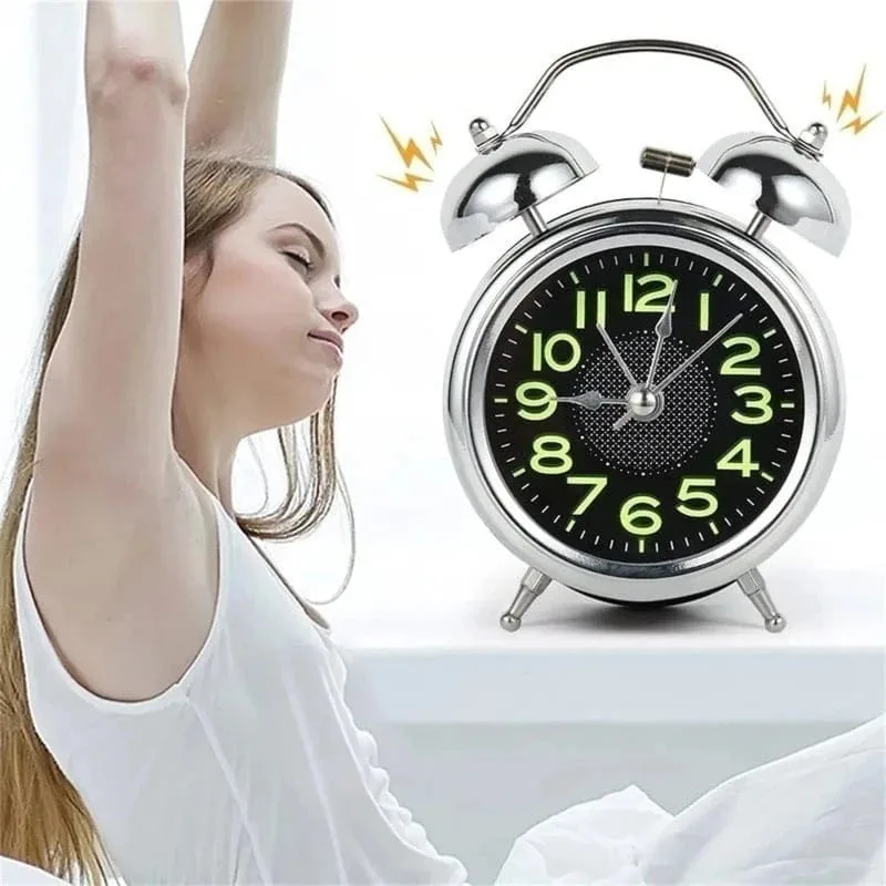 Réveil à pile avec chiffre lumineux