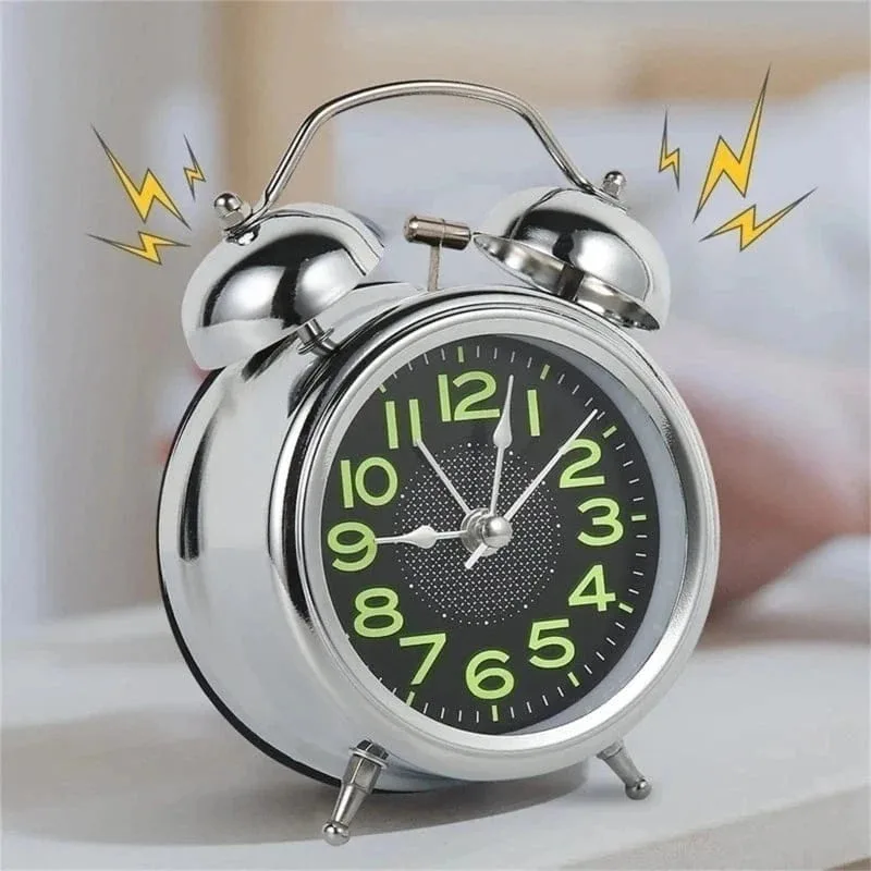 Réveil à pile avec chiffre lumineux