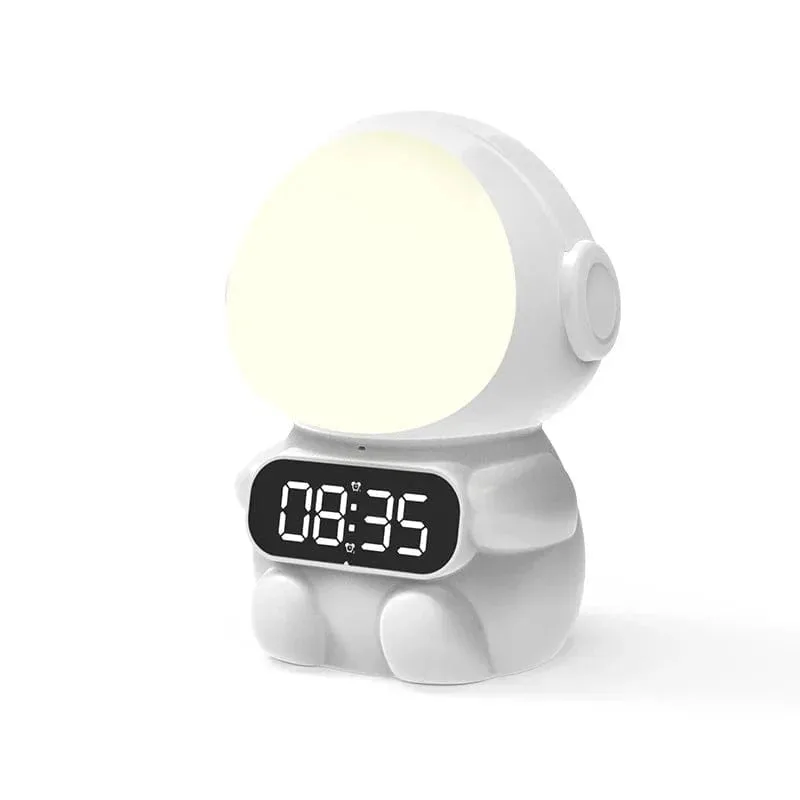 Réveil enfant astronaute lumineux