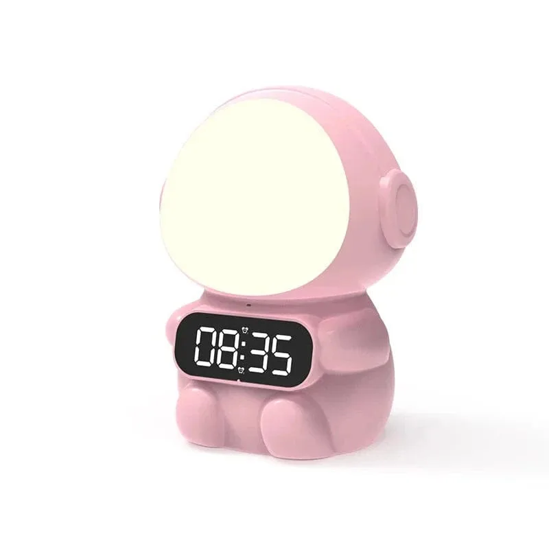 Réveil enfant astronaute lumineux