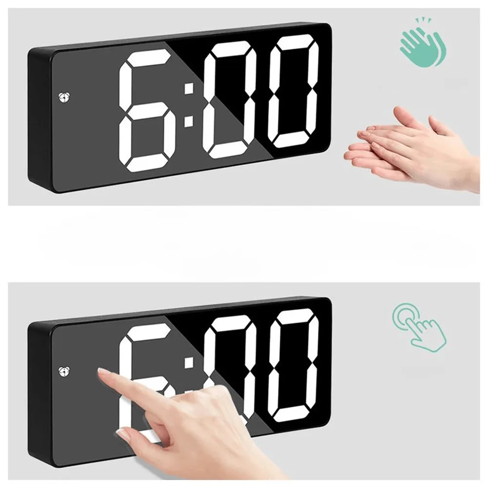 Réveil digital lumineux grands chiffres