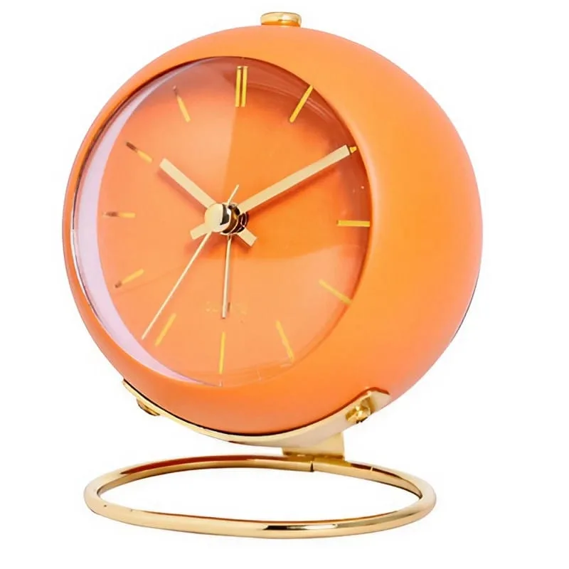 Réveil vintage orange