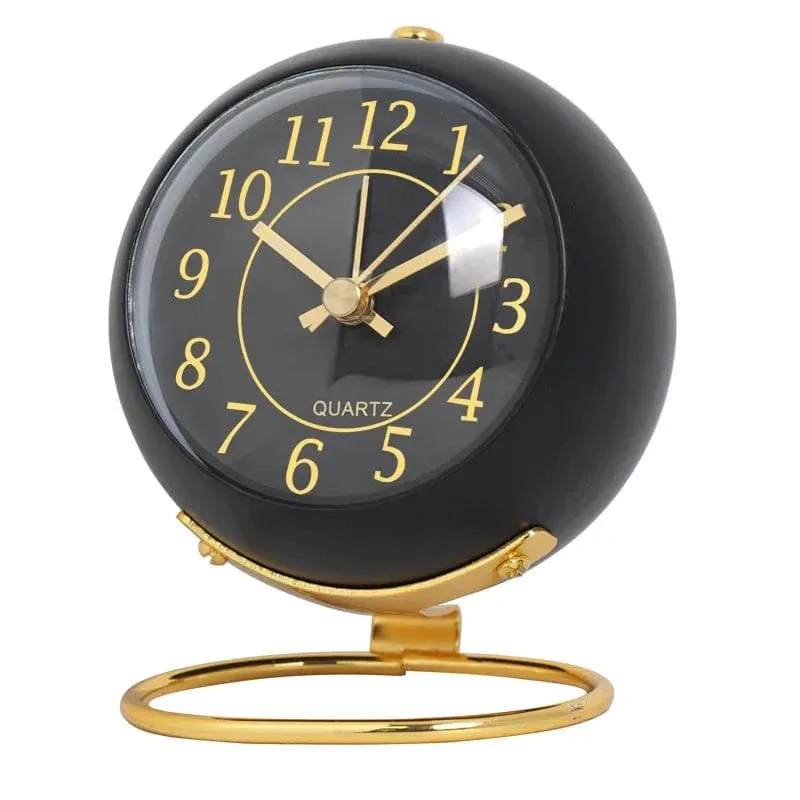 Réveil vintage noir