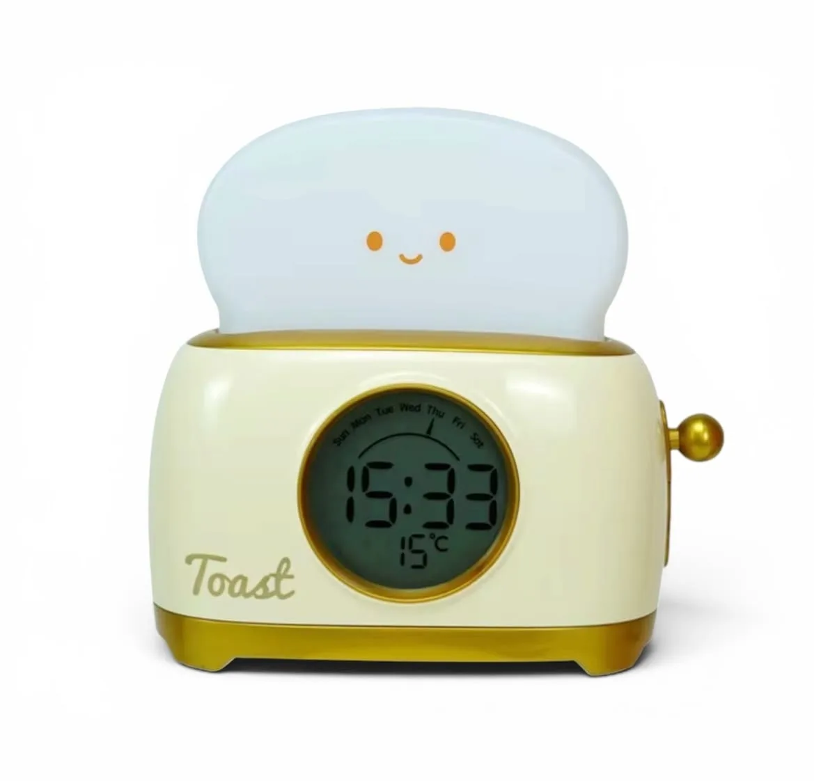Réveil Veilleuse Toaster Rechargeable