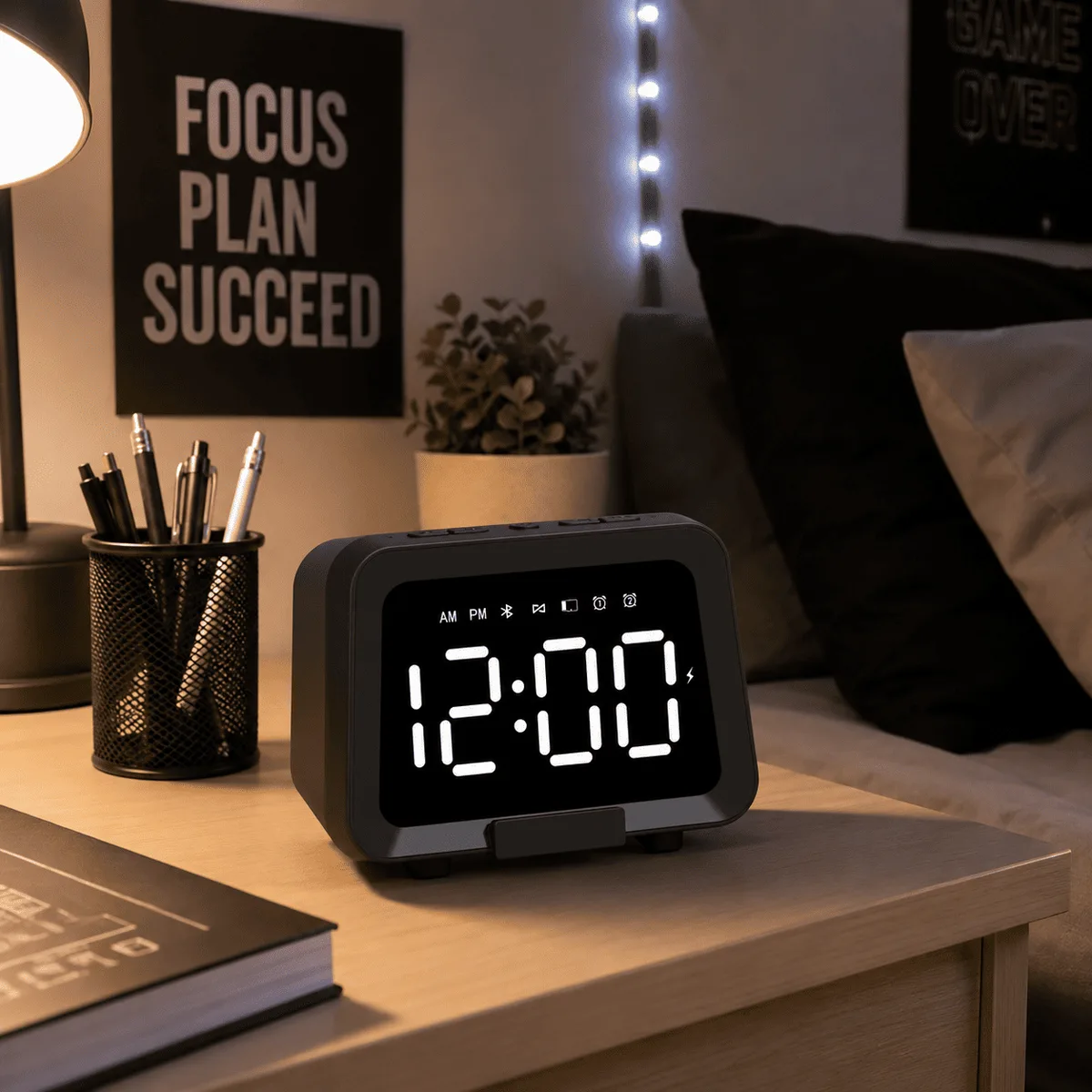 Réveil Enceinte Bluetooth pour Ado
