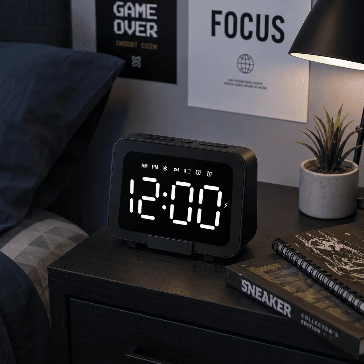 Réveil Enceinte Bluetooth pour Ado