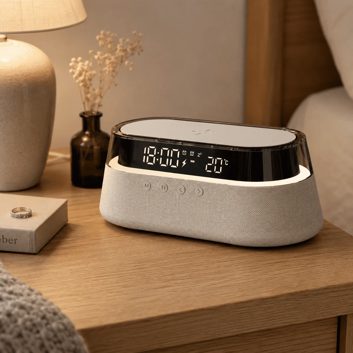 Enceinte Radio Réveil à Induction