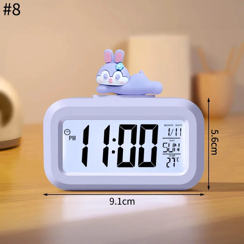 Réveil Lapin Violet