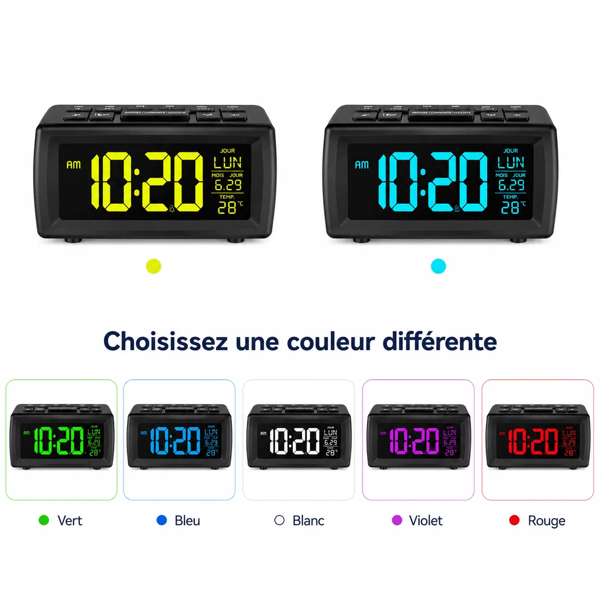 Radio Réveil Enfant Mode Semaine