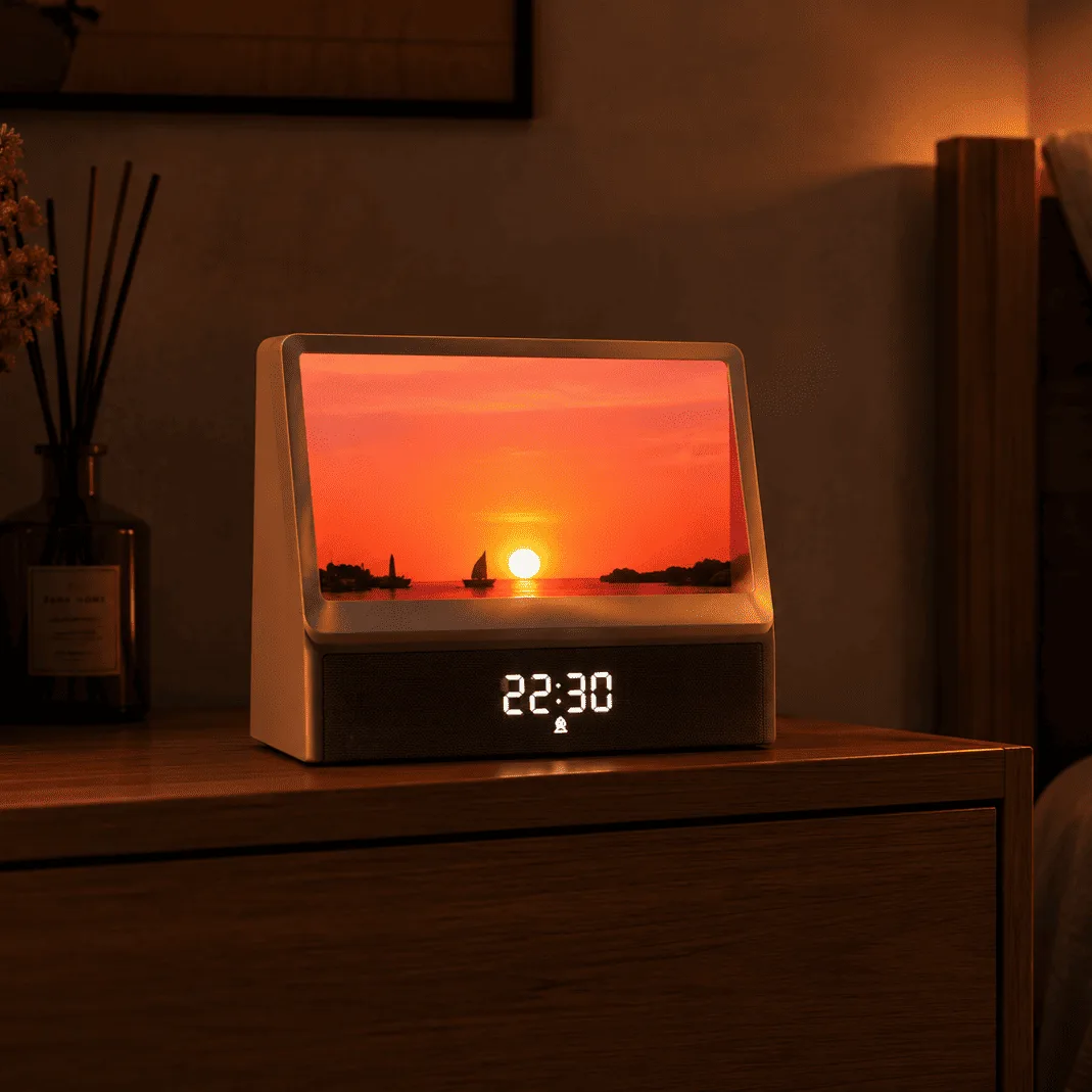 Réveil Connecté Soleil Animé