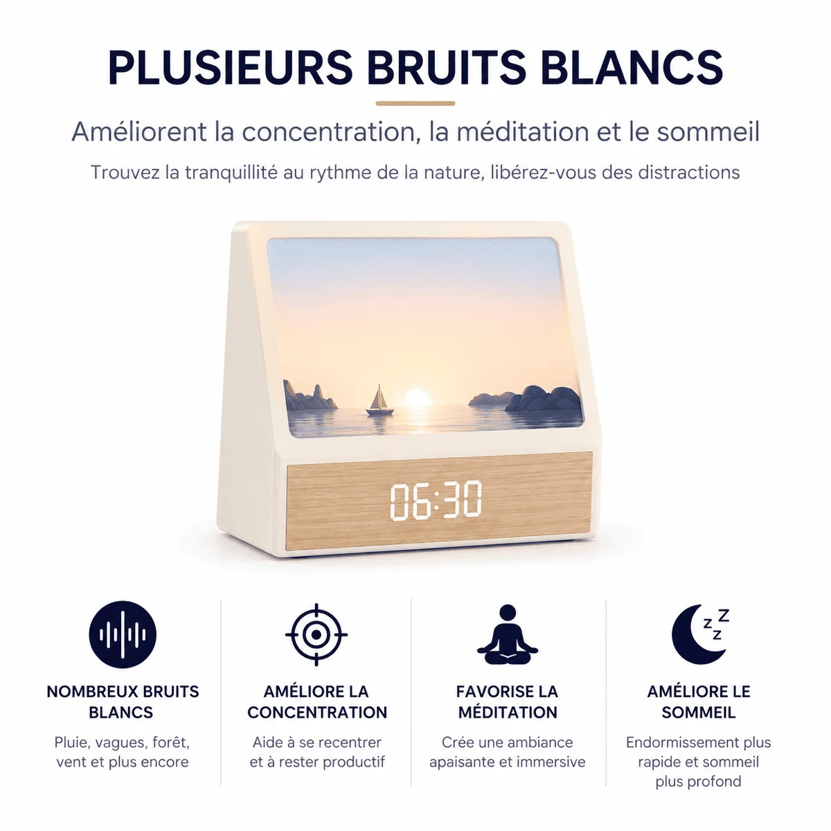 Réveil Connecté Soleil Animé