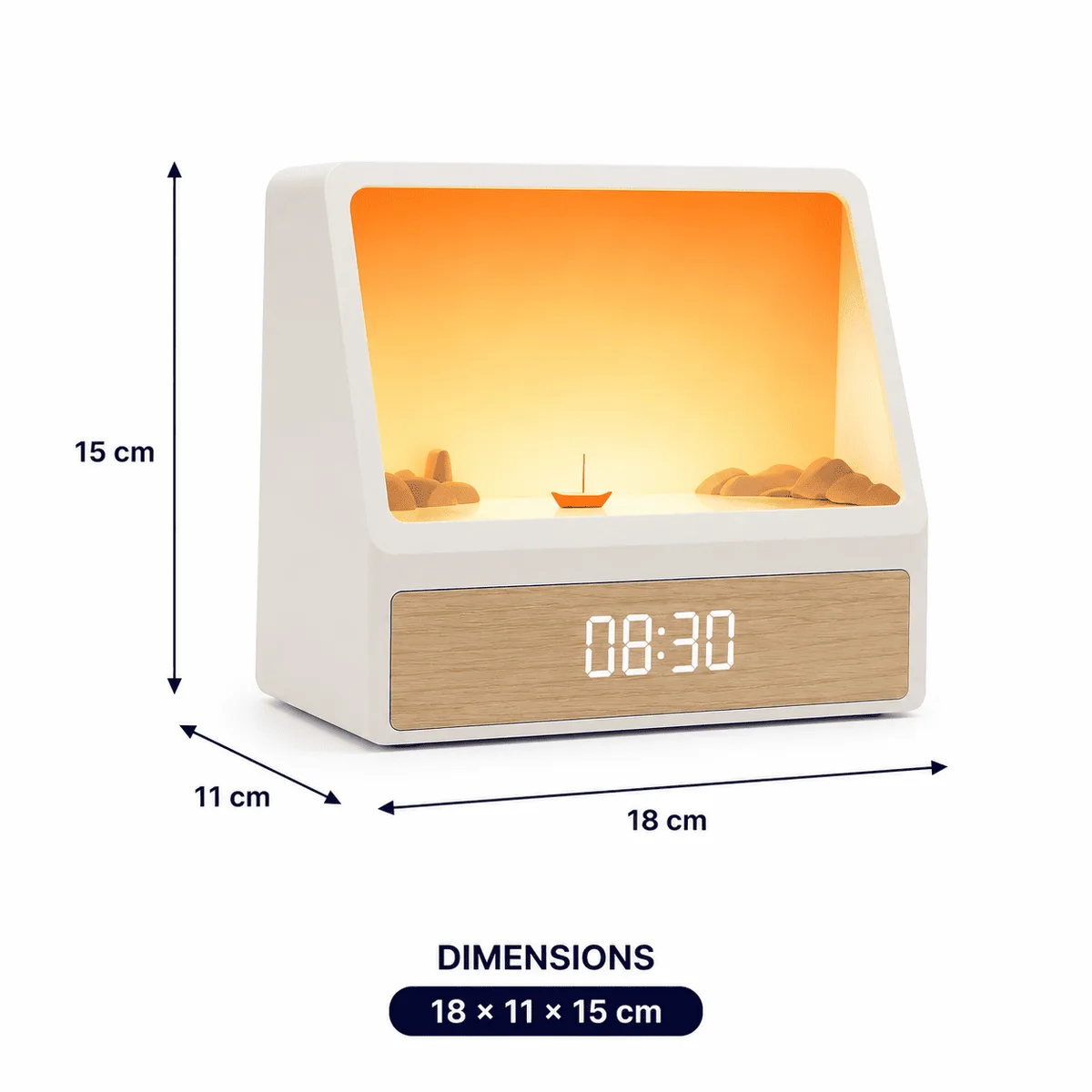 Réveil Connecté Soleil Animé