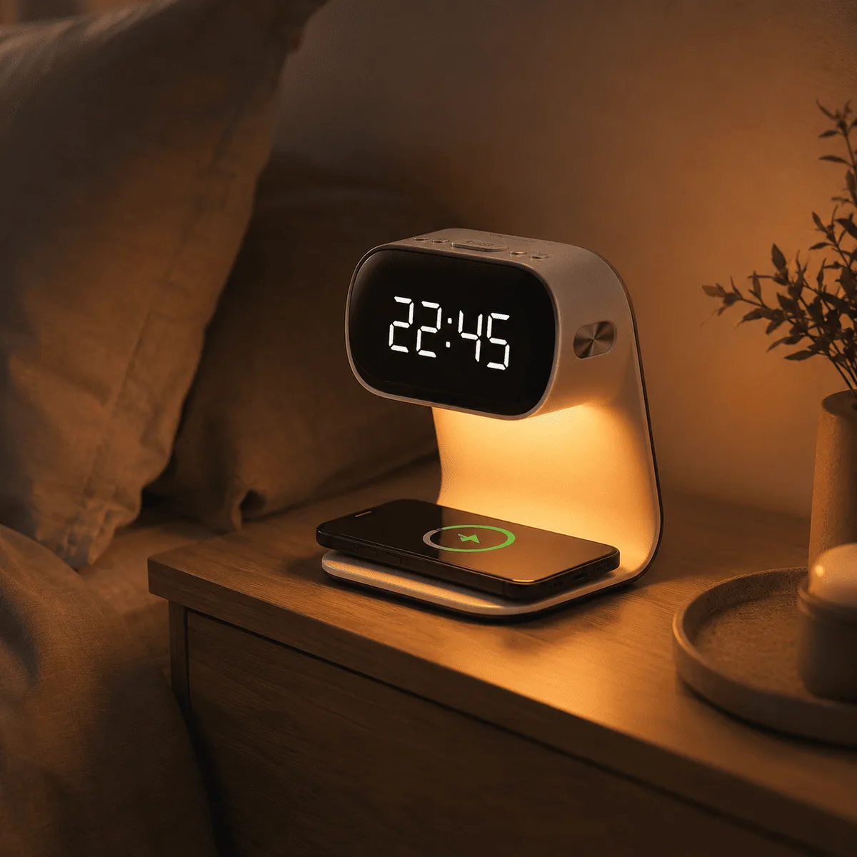 Réveil Connecté avec Lumière Intégrée