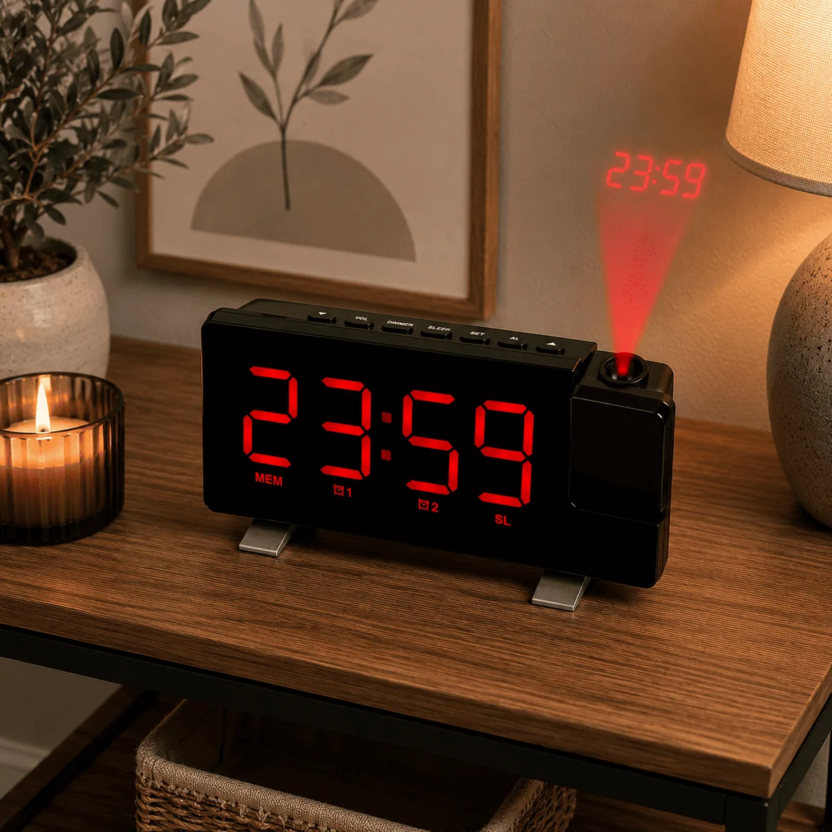Radio Réveil Projecteur pour Enfant
