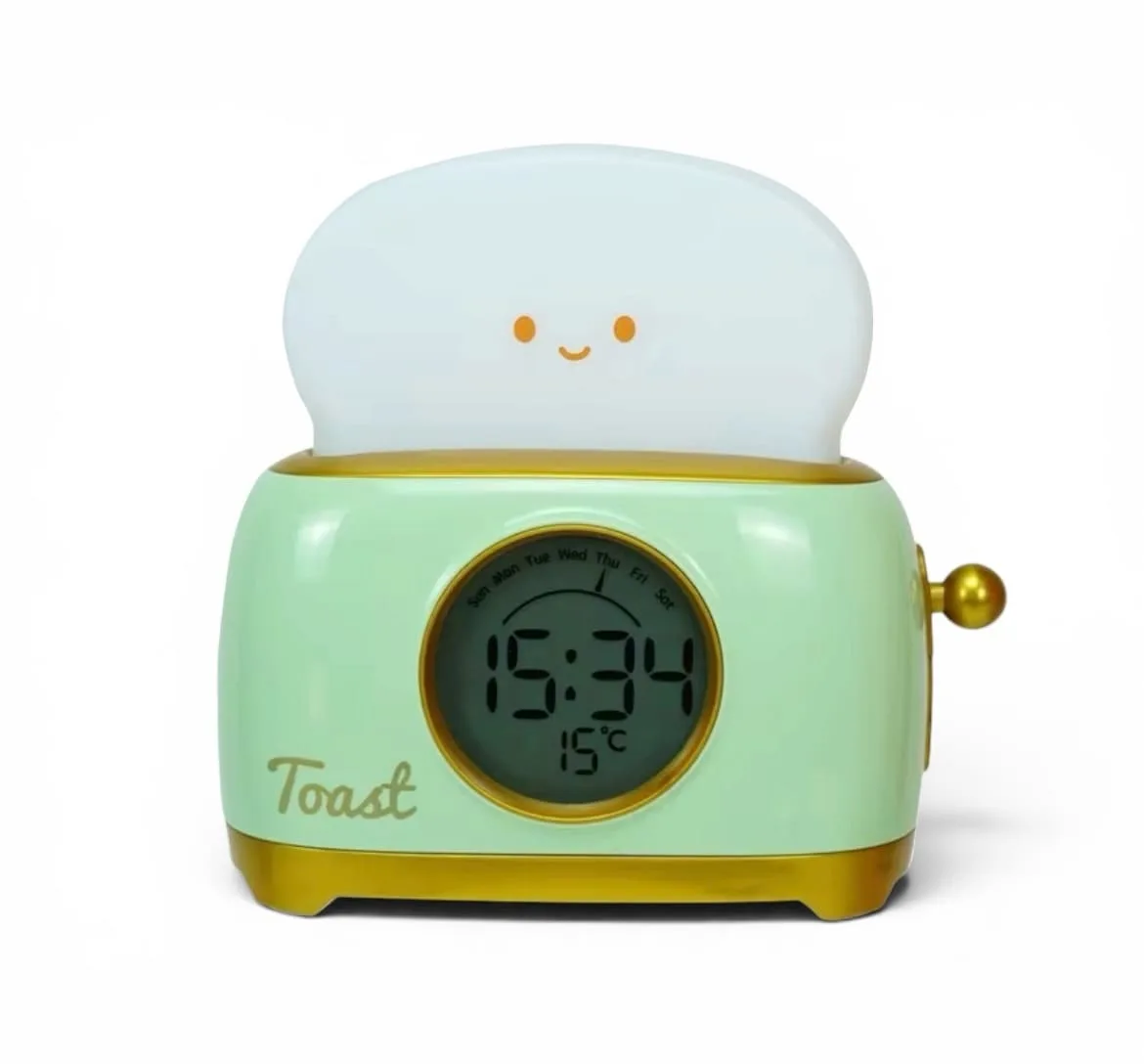 Réveil Veilleuse Toaster Rechargeable