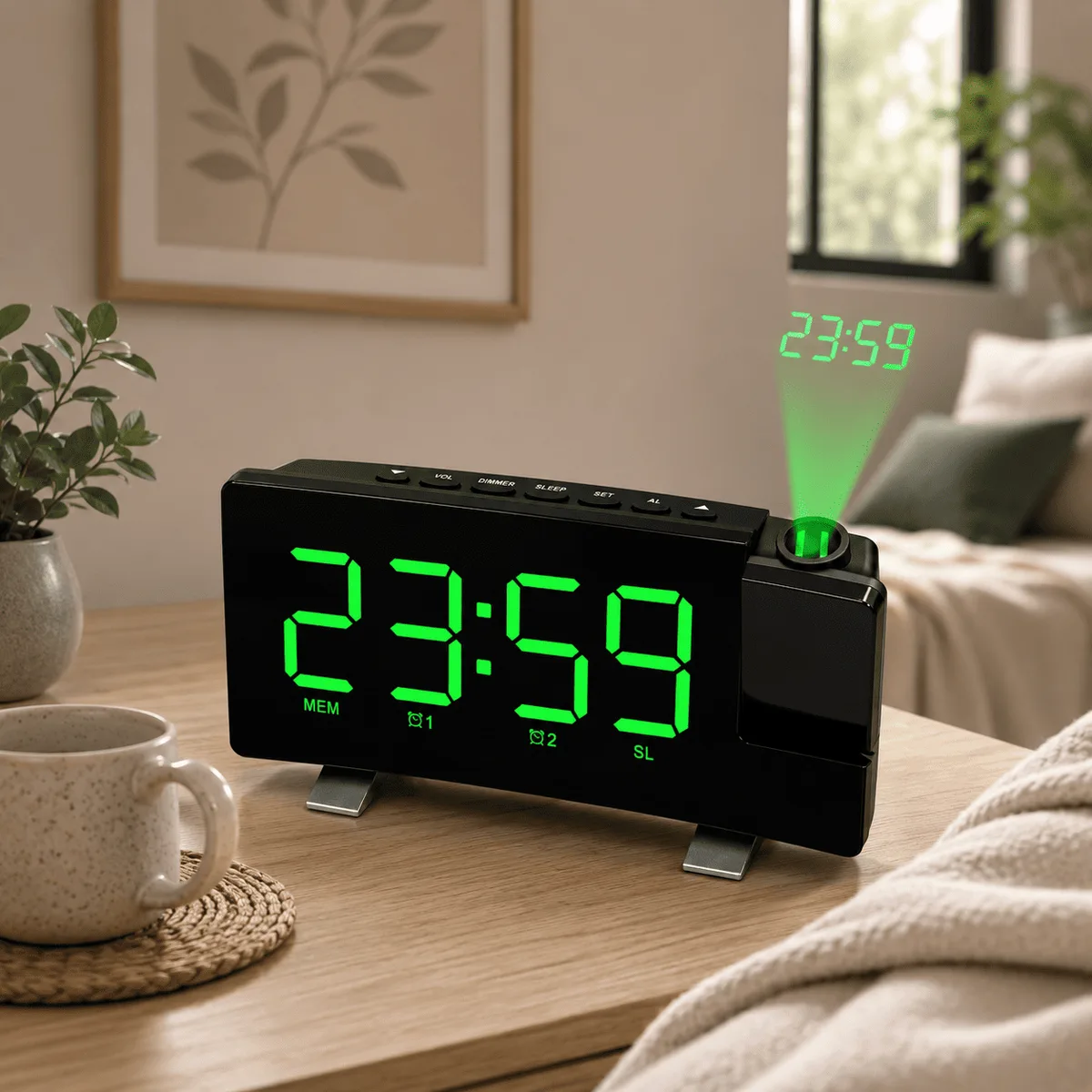Radio Réveil Projecteur pour Enfant