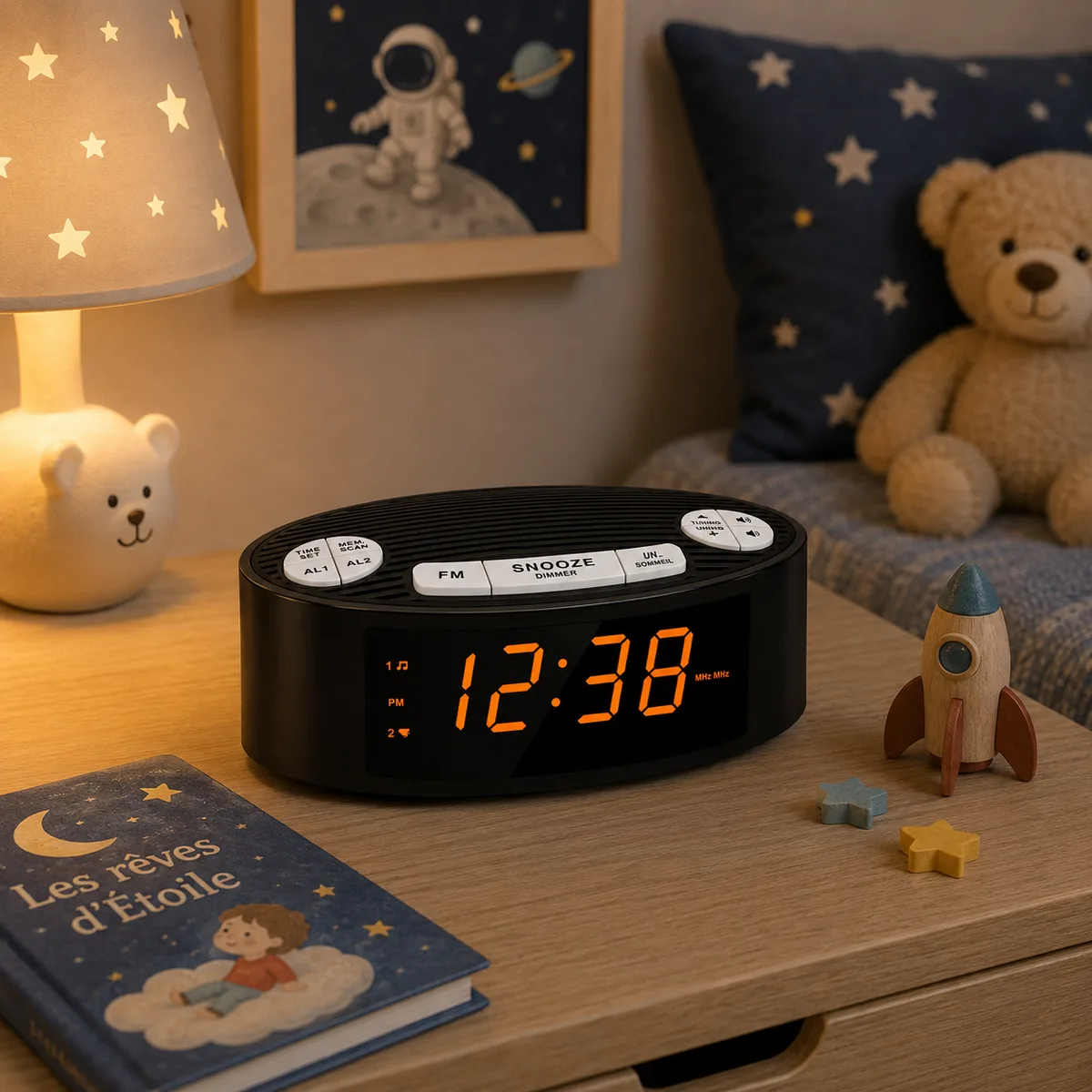Radio Réveil Enfant AM/FM